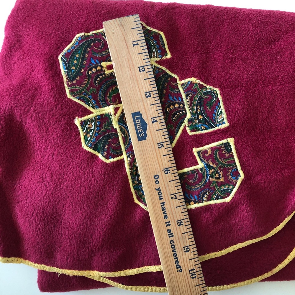 USC Trojans Fan Collectible Bundle 2 keychains, football pins,mug, blanket ticke - Picture 14 of 16